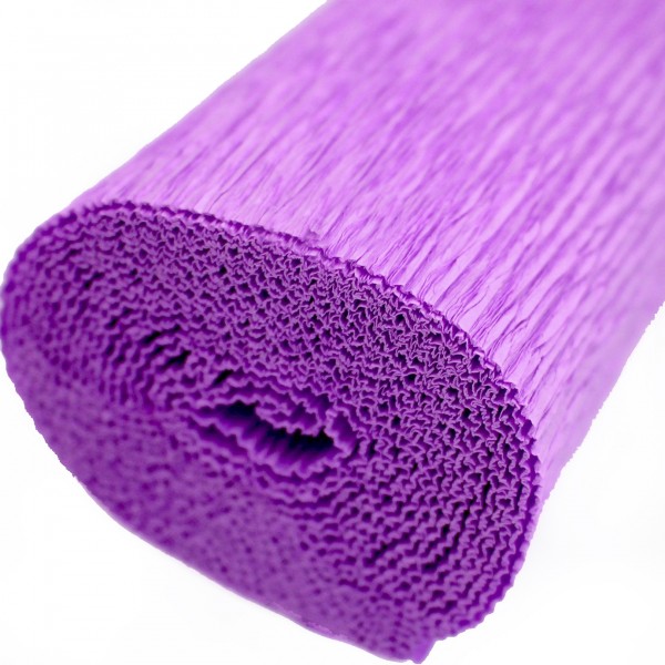 Папір гофра 2м х50см 230% 42г/м2 "Santi" №708087(бузковий)(1)