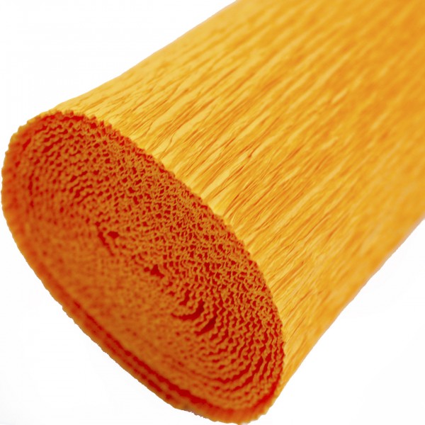 Папір гофра 2м х50см 230% 42г/м2 "Santi" №708095(помаранчевий)(1)