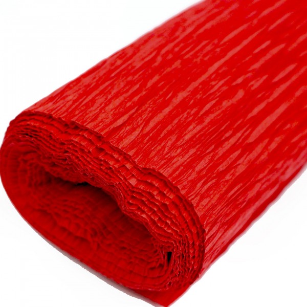 Папір гофра 2м х50см 230% 42г/м2 "Santi" №708086(червоний)(1)