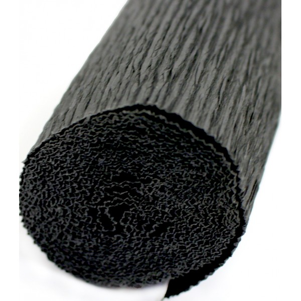 Папір гофра 2м х50см 230% 42г/м2 "Santi" №708093(чорна)(1)