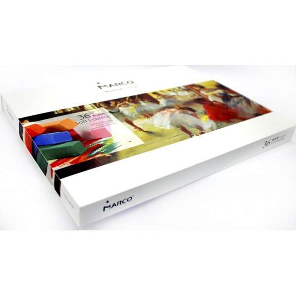 Набір пастелі 36 кольорів Marco (6) (24) 7300/36