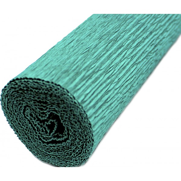 Папір гофра 2м х50см 230% 42г/м2 "Santi" №708092(смарагдовий)(1)