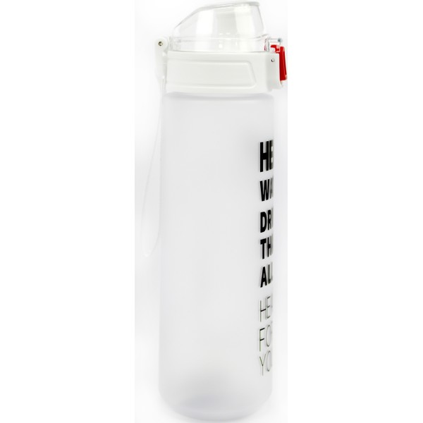 Пляшка для води полікарбонат "Optima" 800мл біла №O51988(10)
