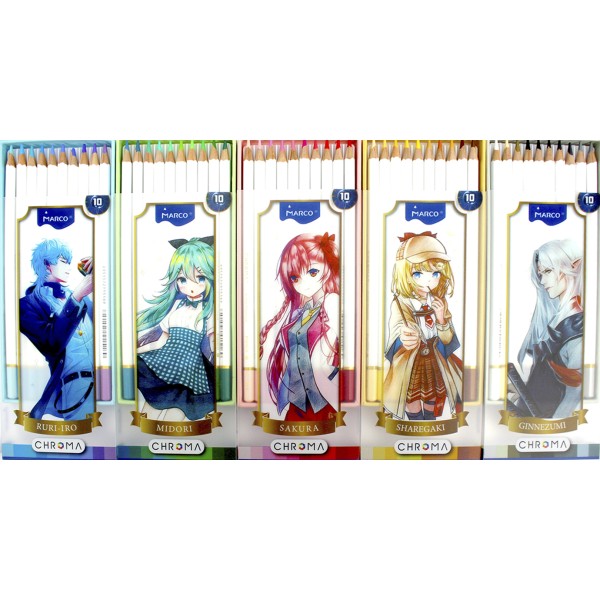 Олівці кольор. 50 кольор. "Marco" №2552-50CB Manga(20)