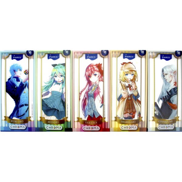 Олівці кольор. 50 кольор. "Marco" №2552-50CB Manga(20)