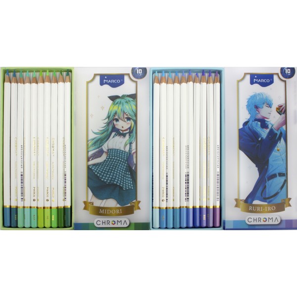 Олівці кольор. 50 кольор. "Marco" №2552-50CB Manga(20)