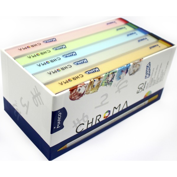 Олівці кольор. 50 кольор. "Marco" №2552-50CB Manga(20)