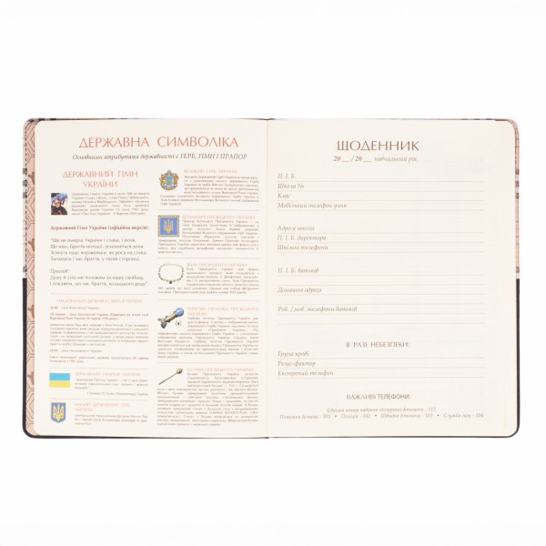 Щоденник шк. А5 тв.обкл. "Classic bear" №911602/Yes/(20)(40)