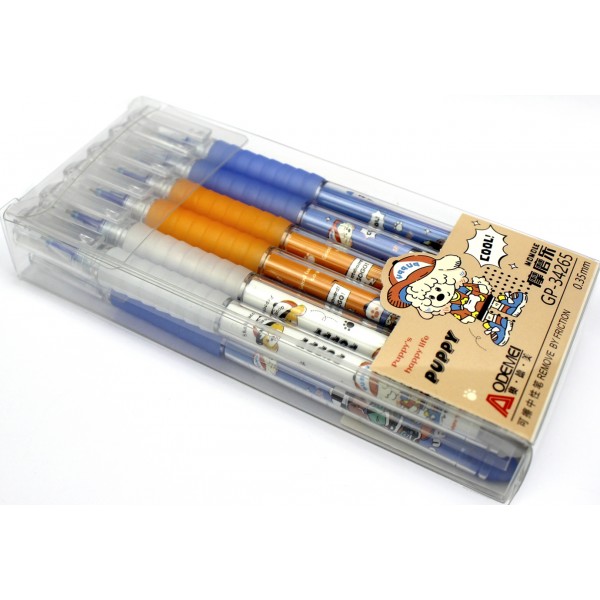 Ручка гел. "J.Otten" №GP-34265 Aodemei "Puppy" "пиши-стирай" 0,5мм синя(12)(144)(2304)