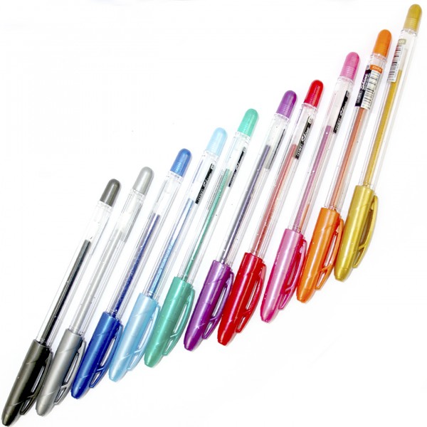 Набір ручок гел. "Linc" №420445 Shine 1,0мм 10шт мікс(10)