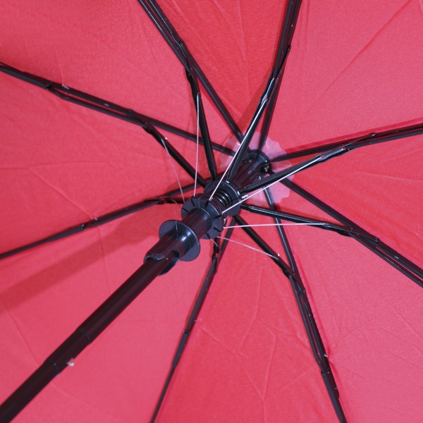 Парасолька жіноча складна автомат Cloud Economix Promo червона (10) E98420