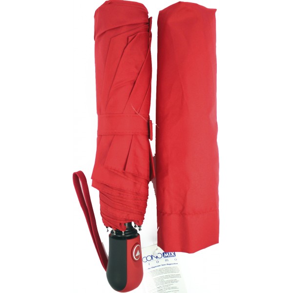 Парасолька жіноча складна автомат Cloud Economix Promo червона (10) E98420