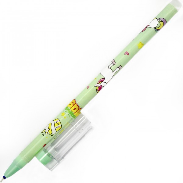 Ручка гел. "J.Otten" №2013 "Unicorn" "пиши-стирай" 0,5мм синя mix(12)(144)(1728)