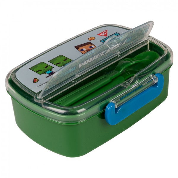 Ланч бокс пласт. "Yes" 750мл Minecraft з приладдям №708160(12)(48)