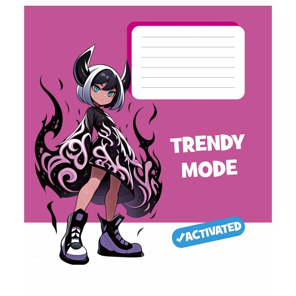 Зошит 18арк. кліт. Школярик "дівч" виб. УФ-лак №018-3564K(25)(250)