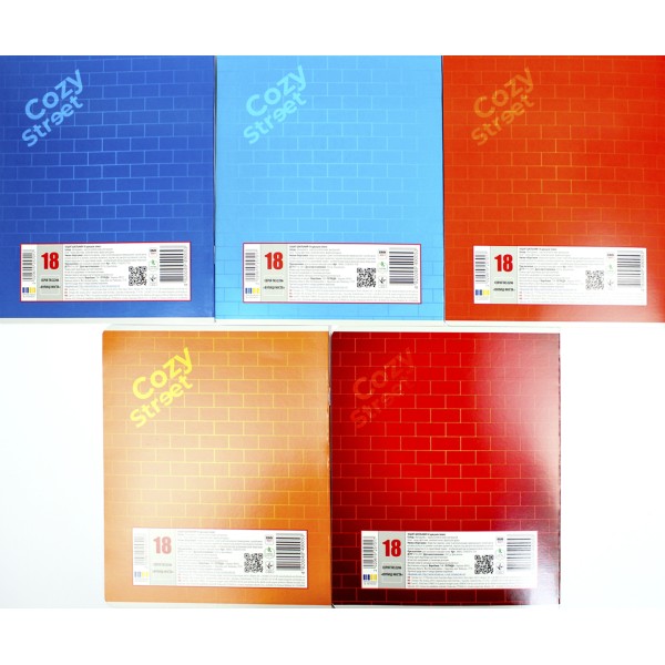 Зошит 18арк. лін. /ТВ/ "Вулиці міста" №ТА52206(20)(400)