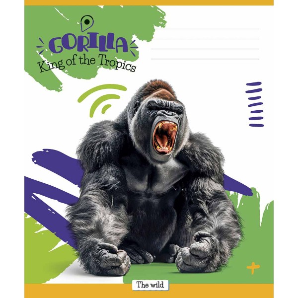 Зошит 18арк. лін. Star "King of the Tropics (нейт)" ВД-лак №018-3421L(25)(250)