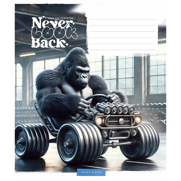 Зошит 12арк. кліт. Star "Best professions (хлопч)" ВД-лак №012-3499K(30)(360)