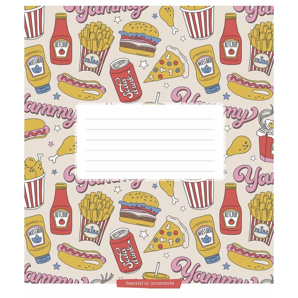 Зошит 12арк. кліт. Star "Enjoy your life" ВД-лак №012-3503K(30)(360)