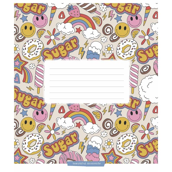 Зошит 12арк. кліт. Star "Enjoy your life" ВД-лак №012-3503K(30)(360)