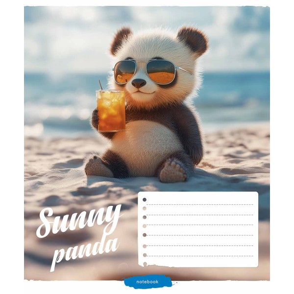 Зошит 12арк. кліт. Star "Cool animals (нейт)" ВД-лак №012-3518K(30)(360)