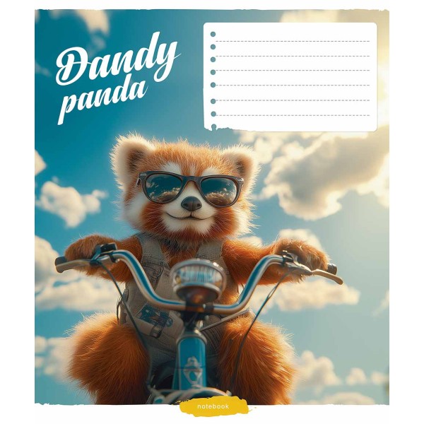 Зошит 12арк. кліт. Star "Cool animals (нейт)" ВД-лак №012-3518K(30)(360)