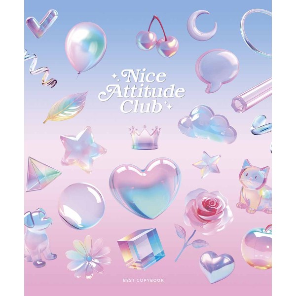 Зошит 36арк. кліт. Star "Nice Atitude Club" УФ-лак №036-3525K(20)(160)