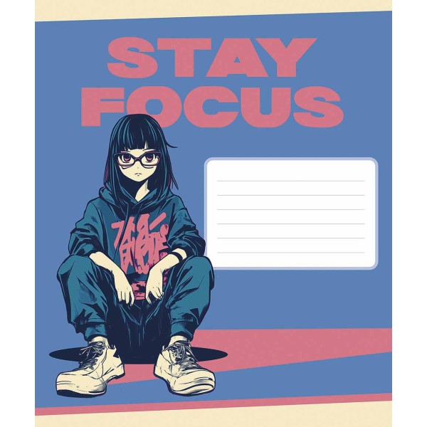 Зошит 18арк. кліт. Star "(дівч)" ВД-лак №018-3550K(25)(250)