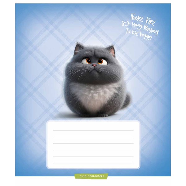 Зошит 12арк. лін. Star "Cuties" ВД-лак №012-3501L(30)(360)