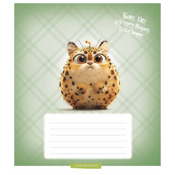 Зошит 12арк. лін. Star "Cuties" ВД-лак №012-3501L(30)(360)