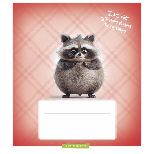 Зошит 12арк. лін. Star "Cuties" ВД-лак №012-3501L(30)(360)