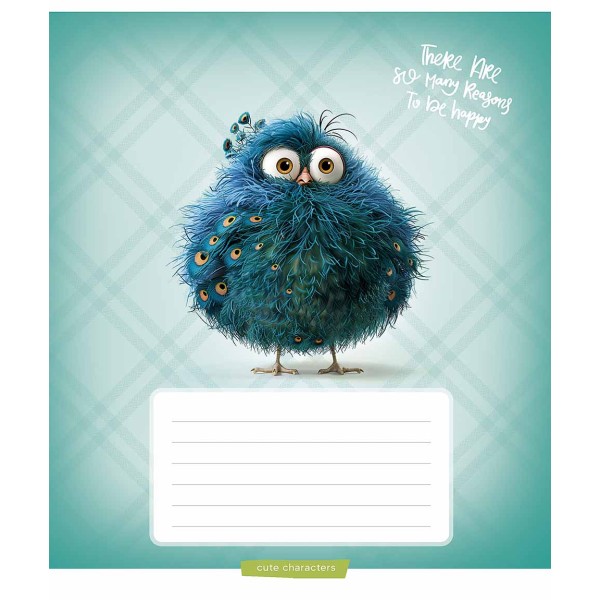 Зошит 12арк. лін. Star "Cuties" ВД-лак №012-3501L(30)(360)