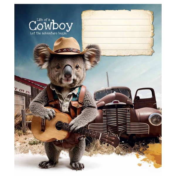 Зошит 12арк. лін. Школярик "Cool adventures" виб.Уф-лак №012-3413L(30)(300)