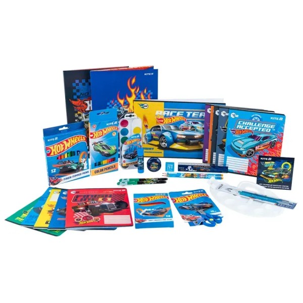Набір подарунковий для школи "Kite" Hot Wheels №HW25-S01(5)