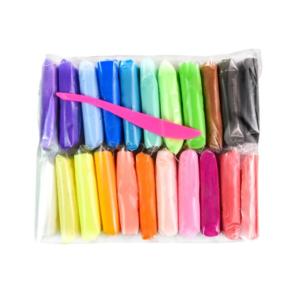 Набір для творчості "U'DO Cla" повітряний пласт. 22шт 6гр №30872/Strateg/(26)