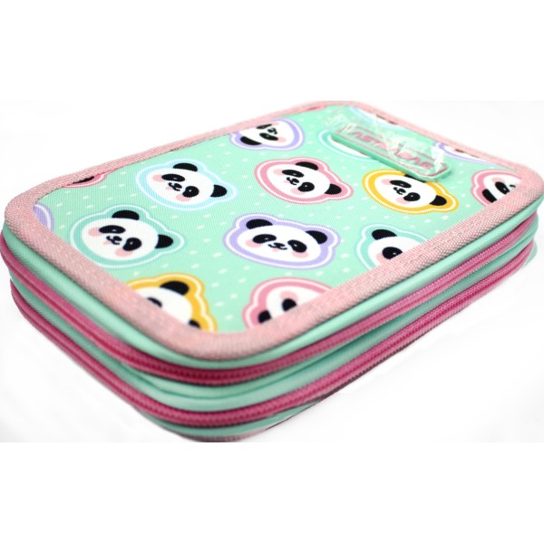 Пенал "Astrabag" Minty Pandas 2від. №503025013