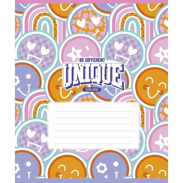 Зошит 24арк. кліт. Школярик  "I'm unique" глітер №024-3527K(25)(200)