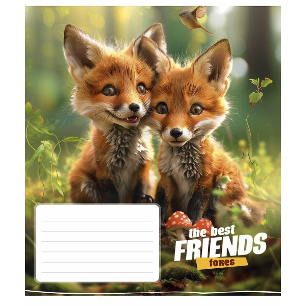 Зошит 12арк. кліт. Школярик ВД-лак №012-3434K(30)(300)