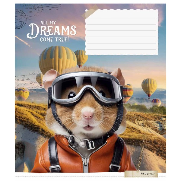 Зошит 12арк. кліт. Школярик "Best professions" ВД-лак №012-3424K(30)(300)