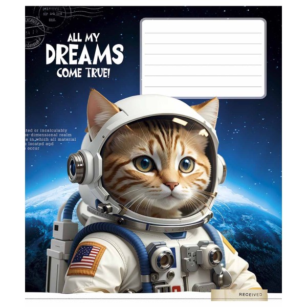 Зошит 12арк. кліт. Школярик "Best professions" ВД-лак №012-3424K(30)(300)