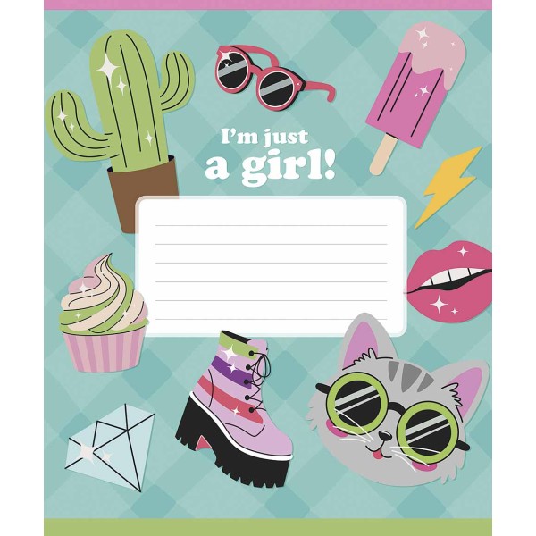 Зошит 12арк. кліт. Школярик "Genius" ВД-лак №012-3588K(30)(300)