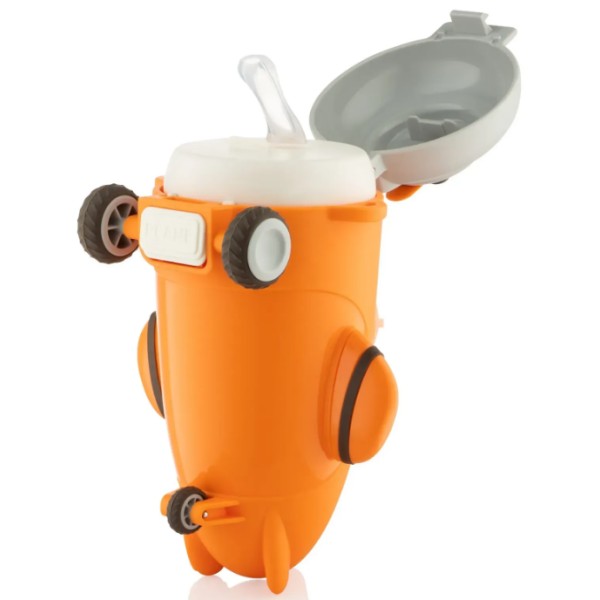 Пляшка для води пласт. "Ardestos" 500мл Plane помаранчева №AR2255RO