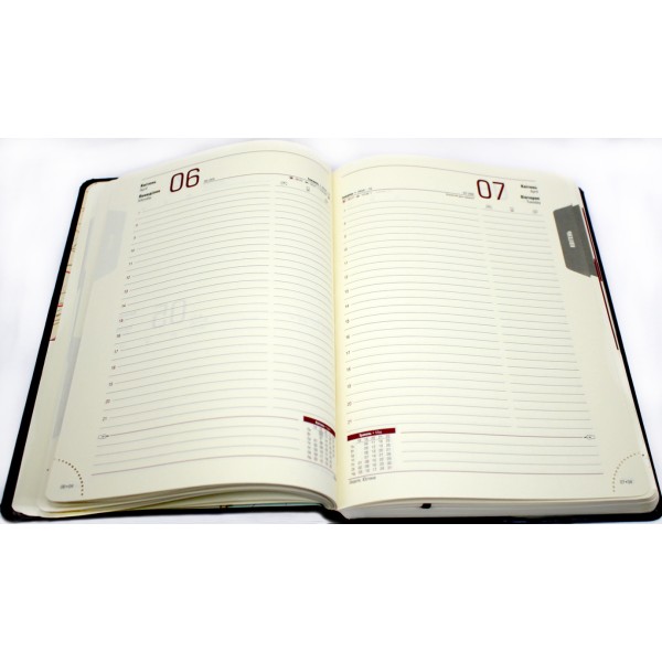 Щоденник датований 2025 Optima Vivella Lak А5 синій O25280-02