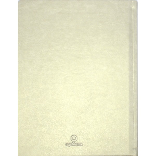 Ежедневник А5 Optima датированный 2025 Nebraska белый металлик №O25203-14