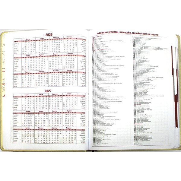 Ежедневник А5 Optima датированный 2025 Nebraska белый металлик №O25203-14