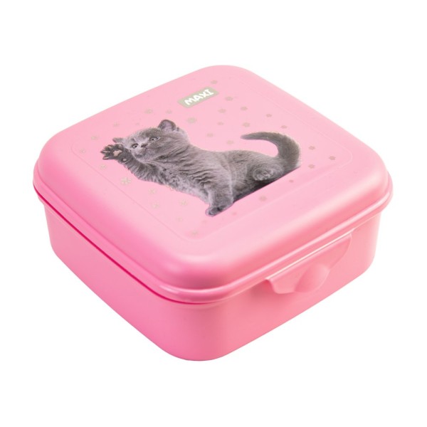 Ланч бокс пласт. "Maxi" 850мл рожевий №MX98138(15)