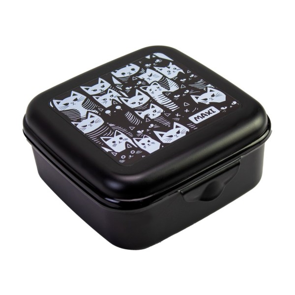 Ланч бокс пласт. "Maxi" 850мл чорний №MX98139(15)