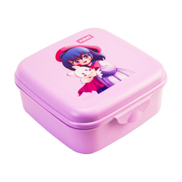 Ланч бокс пласт. "Maxi" 850мл бузковий №MX98143(12)