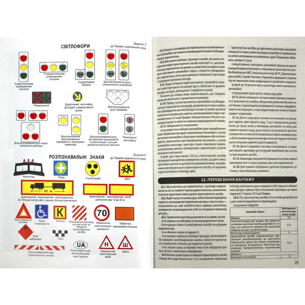 Книжка A5 ПДР 2022. Офіційний текст м'яка обкладинка Арій (100) №3300  