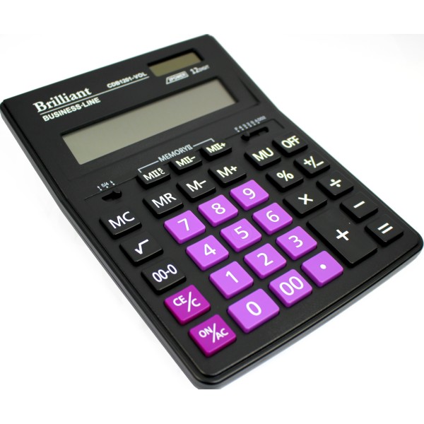 Калькулятор "Brilliant" №CDB1201-VOL (12-розряд.)(20)